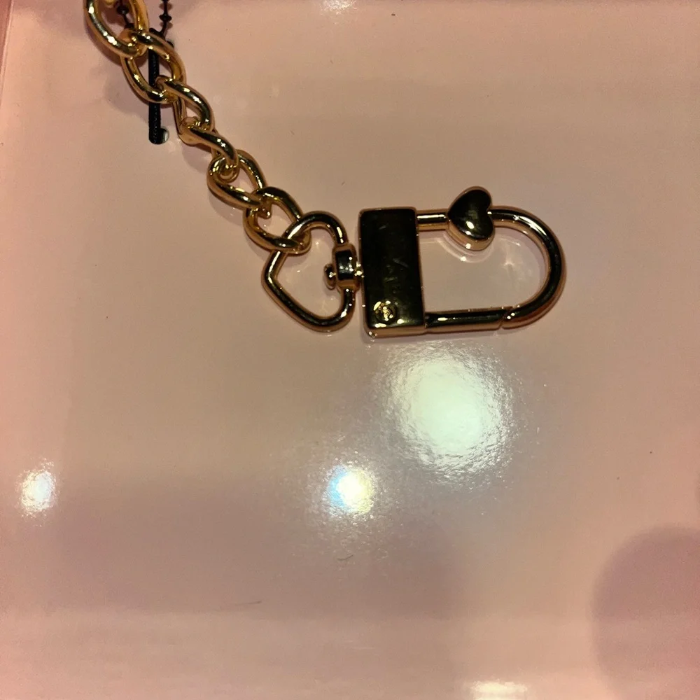 Juicy Couture Key Holder Card Wallet TAB WALLET DANGLE SET LIQUORICE
